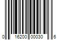 Barcode Image for UPC code 016200000306