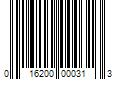 Barcode Image for UPC code 016200000313