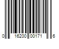 Barcode Image for UPC code 016200001716