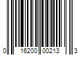 Barcode Image for UPC code 016200002133