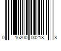 Barcode Image for UPC code 016200002188