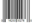 Barcode Image for UPC code 016200002768