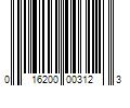 Barcode Image for UPC code 016200003123