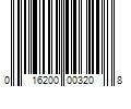 Barcode Image for UPC code 016200003208