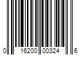 Barcode Image for UPC code 016200003246