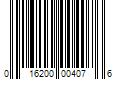 Barcode Image for UPC code 016200004076