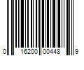 Barcode Image for UPC code 016200004489