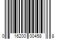 Barcode Image for UPC code 016200004588