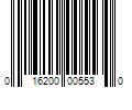 Barcode Image for UPC code 016200005530