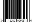 Barcode Image for UPC code 016200006056