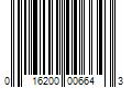 Barcode Image for UPC code 016200006643