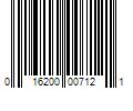 Barcode Image for UPC code 016200007121