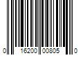 Barcode Image for UPC code 016200008050