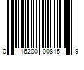 Barcode Image for UPC code 016200008159