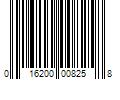 Barcode Image for UPC code 016200008258