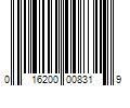 Barcode Image for UPC code 016200008319