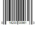 Barcode Image for UPC code 016200009613