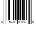 Barcode Image for UPC code 016200009668