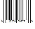 Barcode Image for UPC code 016200009729