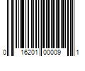 Barcode Image for UPC code 016201000091