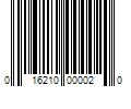 Barcode Image for UPC code 016210000020