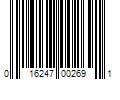 Barcode Image for UPC code 016247002691