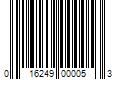 Barcode Image for UPC code 016249000053