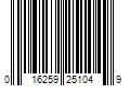 Barcode Image for UPC code 016259251049