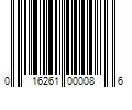 Barcode Image for UPC code 016261000086