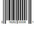 Barcode Image for UPC code 016262000061