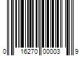 Barcode Image for UPC code 016270000039