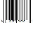 Barcode Image for UPC code 016272000051