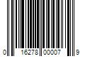 Barcode Image for UPC code 016278000079