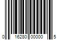 Barcode Image for UPC code 016280000005