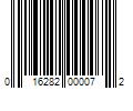 Barcode Image for UPC code 016282000072