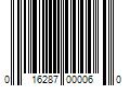 Barcode Image for UPC code 016287000060