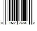 Barcode Image for UPC code 016294000060