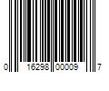 Barcode Image for UPC code 016298000097