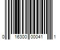 Barcode Image for UPC code 016300000411