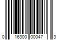 Barcode Image for UPC code 016300000473