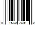 Barcode Image for UPC code 016300000510