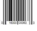 Barcode Image for UPC code 016300000633