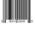 Barcode Image for UPC code 016310000005