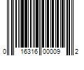 Barcode Image for UPC code 016316000092