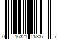 Barcode Image for UPC code 016321253377