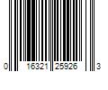 Barcode Image for UPC code 016321259263