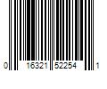 Barcode Image for UPC code 016321522541