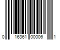 Barcode Image for UPC code 016361000061