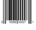 Barcode Image for UPC code 016368000071