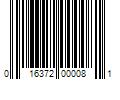 Barcode Image for UPC code 016372000081